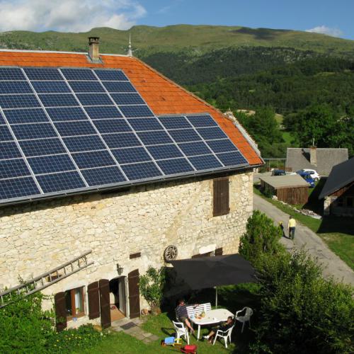 vue d ensemble du gîte Vercors