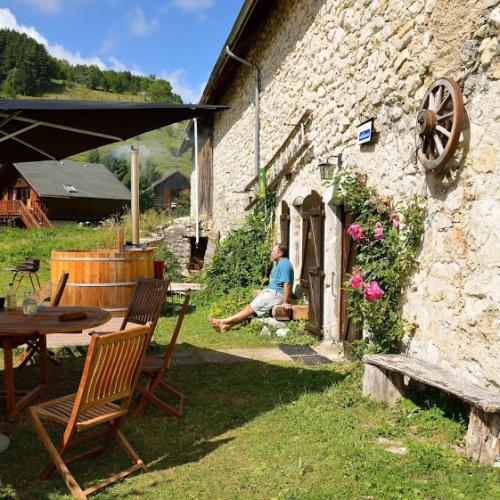 La Terrasse du gîte Vercors
