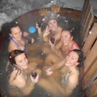 Le Bain nordique en plein hiver